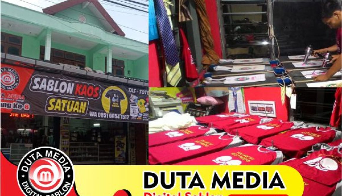 Pusat Sablon Kaos Murah Berkualitas_Duta Media Digital Sablon