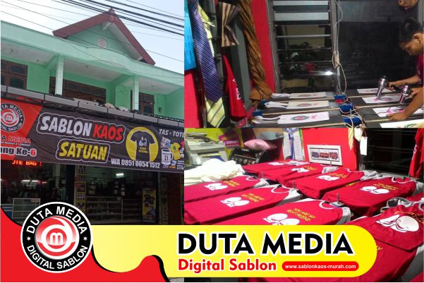 Pusat Sablon Kaos Murah Berkualitas | Duta Media Digital Sablon